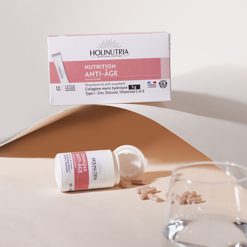 soin peau anti age : complexe anti-âge et anti rides Holinutria